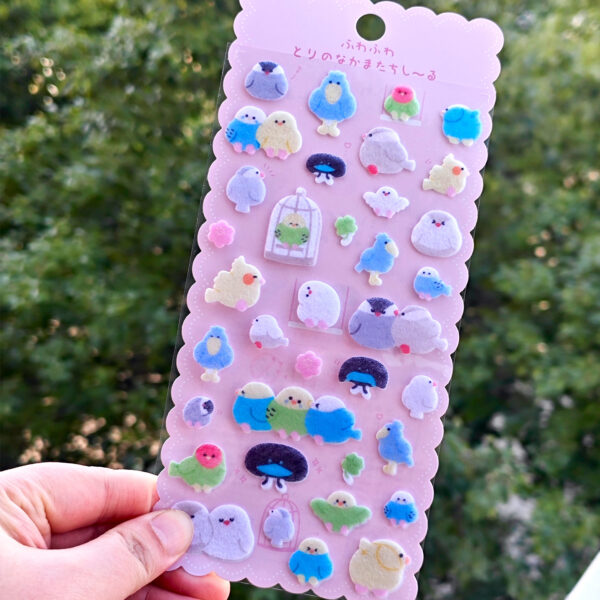 Wholesale Sparrow Cat Dog Cute Pet Animal 3D Stickers