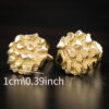 Wholesale Retro gold irregular geometric earrings