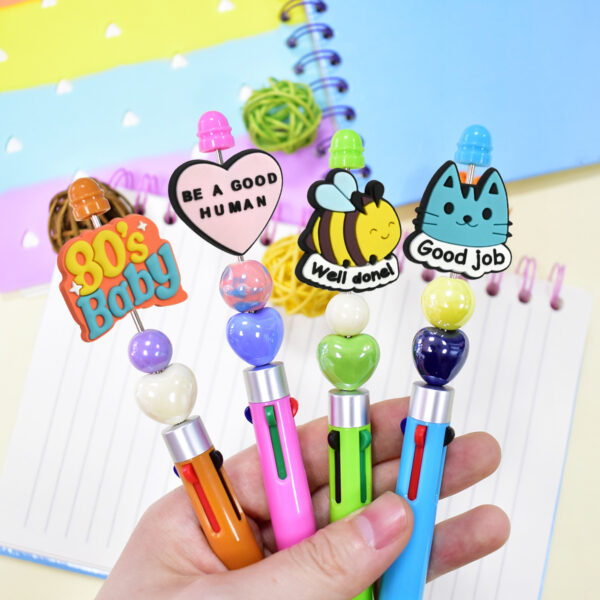 Wholesale Random 100pcs phrase series cartoon Focal Beads