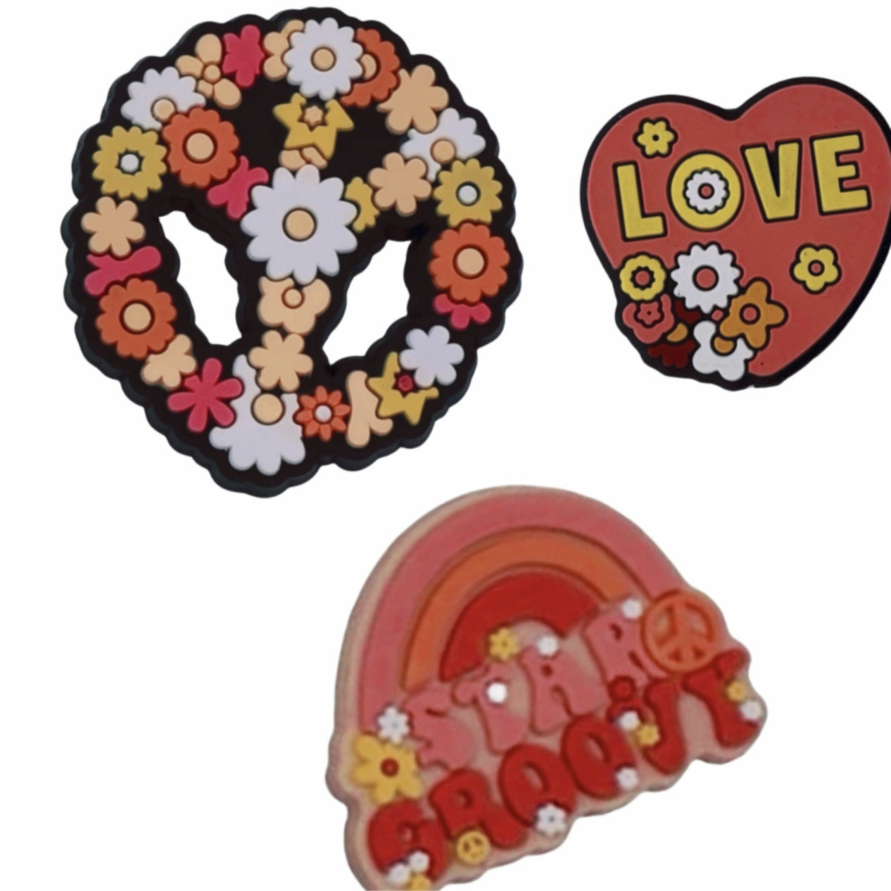 Wholesale Anti-War Series Love and Peace DIY Silicone Beads