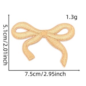 Bow cloth stickers 9#
