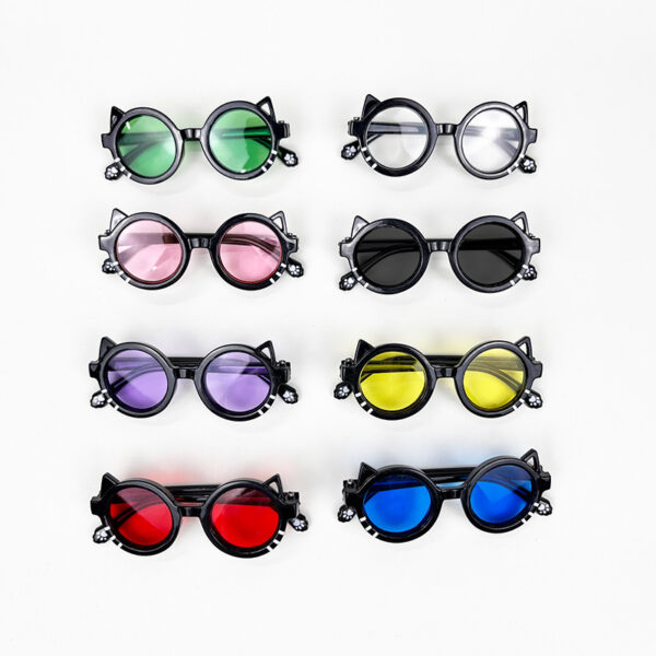 O1CN01LSei9f268dv9Zq6Vs_2220023327617-0-cib Wholesale 6.5cm wide cat sunglasses Doll Aessories