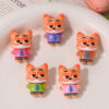 Wholesale 10pcs cute cartoon animal focal beads