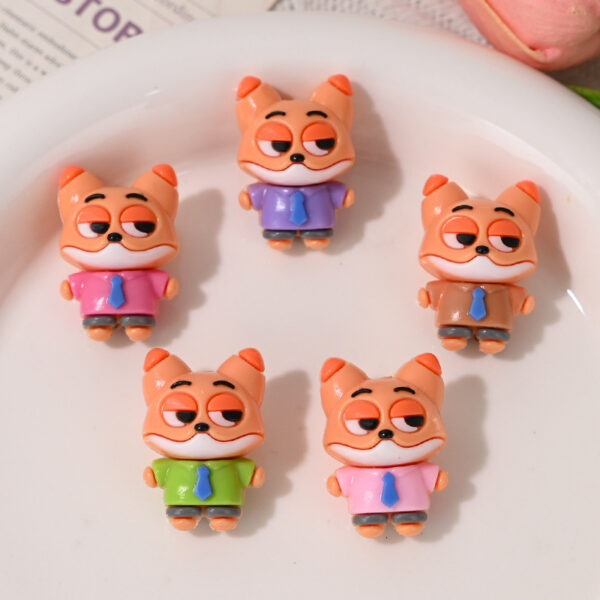 Wholesale 10pcs cute cartoon animal focal beads