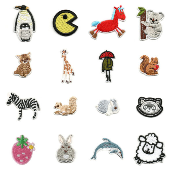 Wholesale Cartoon Animal Embroidery DIY Patches