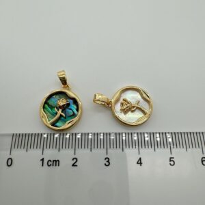 Round rose (abal shell)