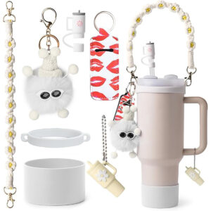 White - braided rope / 7-piece set (excluding cups)