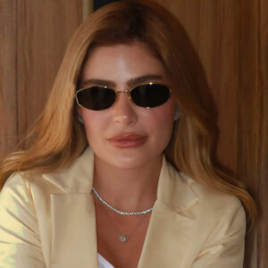 Wholesale Retro Money Style Cat Eye Frame Sunglasses