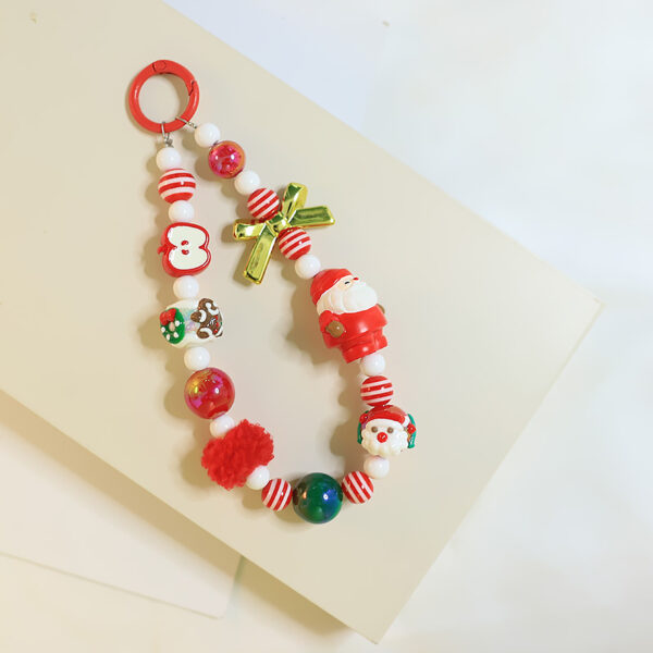 O1CN01LXgUrT1PmSs2IUW4g_3235371883-0-cib Wholesale Christmas bead keychain