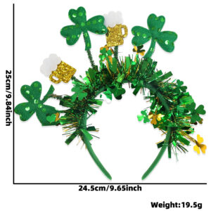 Beer Clover Strand Hair Hoop / Free size