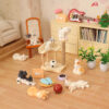 Wholesale Miniature cat climbing frame simulation cat toy model Doll Accessories