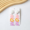 Wholesale Mother's Day Beads Acrylic MOM Letter Printing Earrings Exaggerated Personality Earrings
