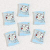 Wholesale 10pcs 14mm printed cartoon bear candy block acrylic beads