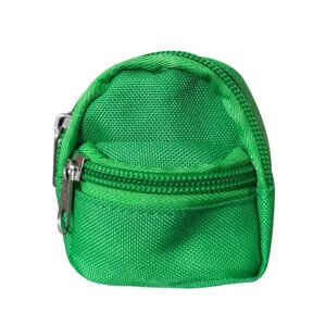 Green 8x7cm small school bag