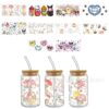 Wholesale coolometi UV DTF transfer crystal transparent stickers waterproof scratch-resistant cartoon wholesale
