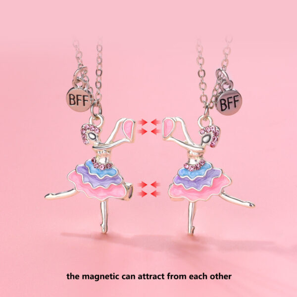 Wholesale Dancer Necklace Good Friend Clavicle Chain Girl Necklace