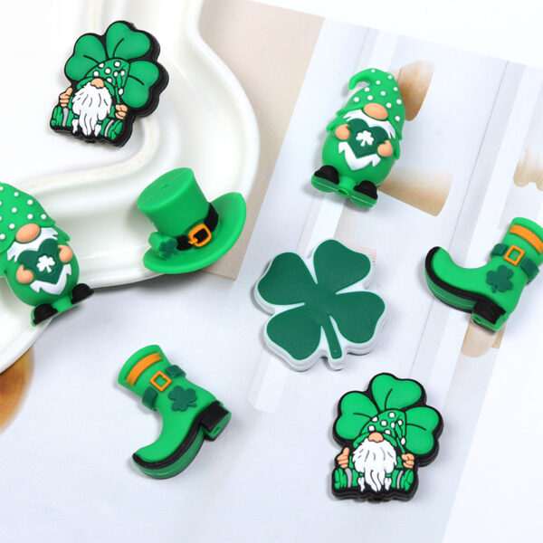 O1CN01LmWqeE2D652gBNkO7_2219394328559-0-cib Wholesale 20pcs St. Patrick's Day silicone beads DIY Irish festival party beads