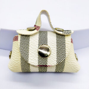 Light yellow sven plaid handbag