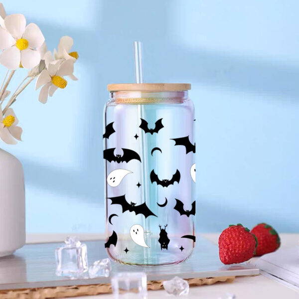 Wholesale UV Transfer Paste Glass Crystal Label Crystal Paste Cross-border Special Paste for 16oz Glass Cup 23cmX11cm