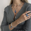 Wholesale Geometric Acrylic Gemstone Pendant Necklace