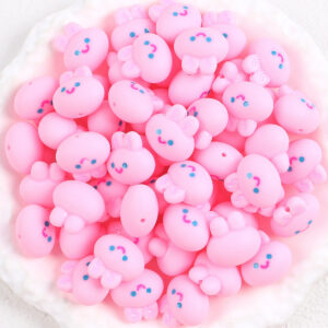 11 # 5 light pink rabbits / Sold by pack 5 pieces/pack