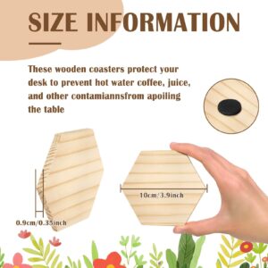 Hexagonal Coaster / Thickness 1cm