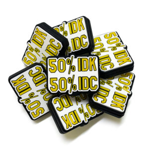 Wholesale 10pcs Geometric Design Dialog Box English Letter Focal Beads