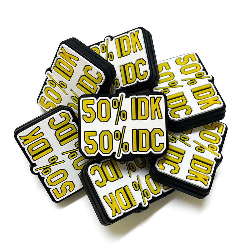 Wholesale Geometric Design Dialog Box English Letter Focal Beads