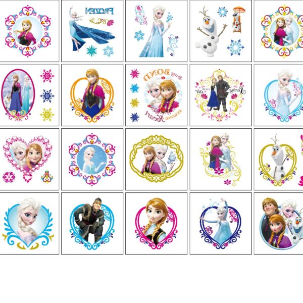 Wholesale 5X5Cm Tattoo Stickers Cartoon Water Transfer OLY Exclusive