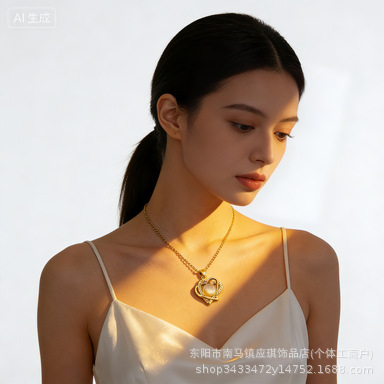 O1CN01LxjWvo1Ck5qVxqVoG_2221262130118-0-cib Wholesale Love zircon titanium steel necklace