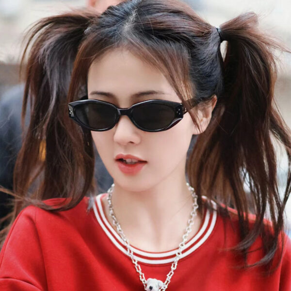 Wholesale New sunglasses women's sunshade anti-ultraviolet cool cat eye polarized sunglasses