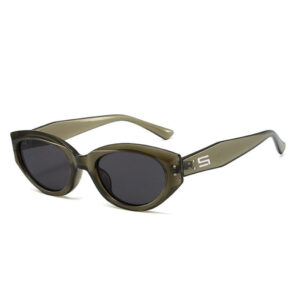 Olive green frame gray