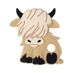 Light yellow high ground cow teether