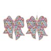 O1CN01Lyzq6I1ZzQHffqd5X_2214986983265-0-cib Wholesale Sunflower Bow Acrylic Pendant Earrings Daily Matching Jewelry