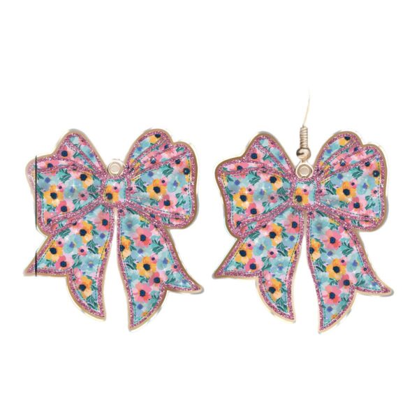 O1CN01Lyzq6I1ZzQHffqd5X_2214986983265-0-cib Wholesale Sunflower Bow Acrylic Pendant Earrings Daily Matching Jewelry