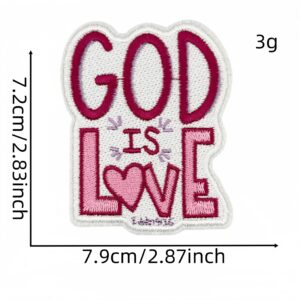 Faith inspirational cloth stickers 1#