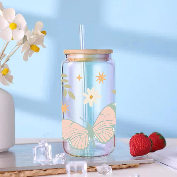 Wholesale UV Transfer Paste Glass Crystal Label Crystal Paste 16OZ UV DTF WRAPS