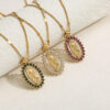 Wholesale Virgin Mary Pendant Jewelry Necklace Accessories Light Luxury