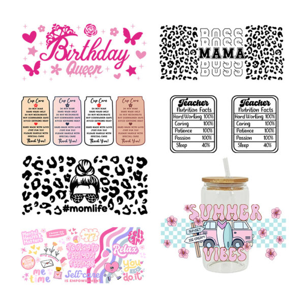 O1CN01M7qZs12HYi1z4Sym9_1575589163-0-cib Wholesale New Cartoon printing UV C sticker crystal logo pattern 23 cmX11cm in stock