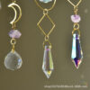 Wholesale garden decoration dream amethyst sun moon stars Wind Chimes