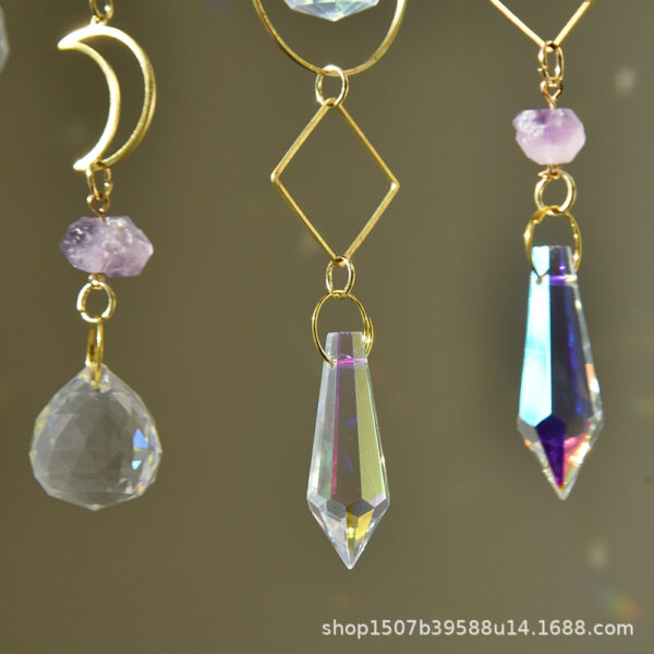 Wholesale garden decoration dream amethyst sun moon stars Wind Chimes