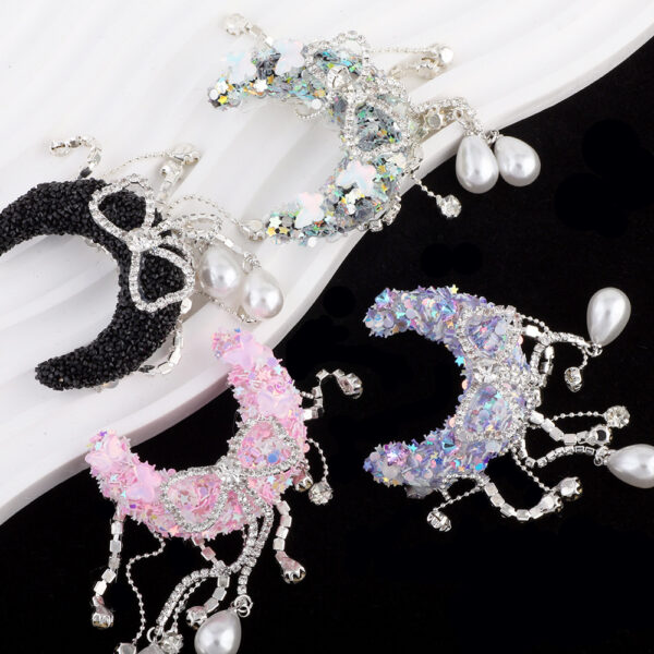Wholesale Bow Tassel Pearl Sequin Moon Boat Acrylic Diamond Ball Beads
