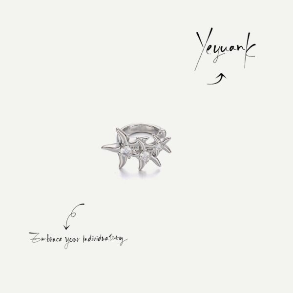 Wholesale Zircon ear clip without hole