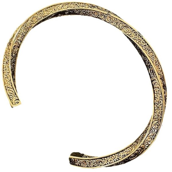 Wholesale Vintage U-shaped Tang Grass Horseshoe Bracelet