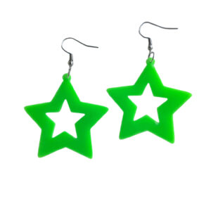 Green five-pointed star
