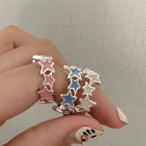 Wholesale Valentine's Day Dopamine Star Open Ring