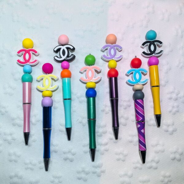 Wholesale 2D   Creative Pattern Cartoon Silicone Beads DIY Beads 10pcs/pack OLY Exclusive