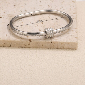 Stainless steel color diamond sliding diamond ring bracelet s7