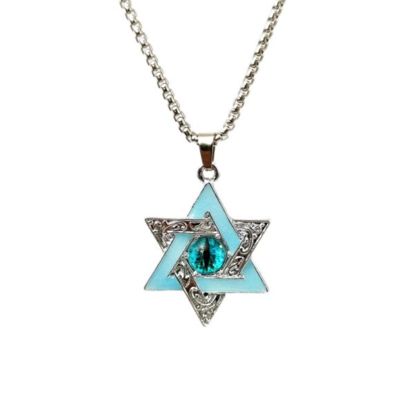 O1CN01MG4TAY2IVKfJA58nB_3919529291-0-cib Wholesale Luminous six-inted star necklace