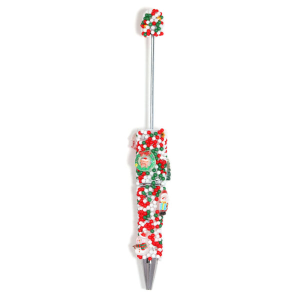 O1CN01MHT59A27RFda2honn_2220917247793-0-cib Wholesale Christmas Colorful Snowman Beadable Pens